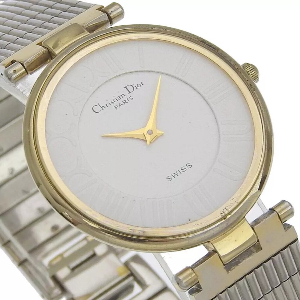 Dior Watches WhiteDial Stainless Steel/Plated Gold Quartz Analog d... - Picture 5 of 8